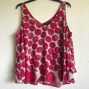 Lane Bryant|Layered circle print top